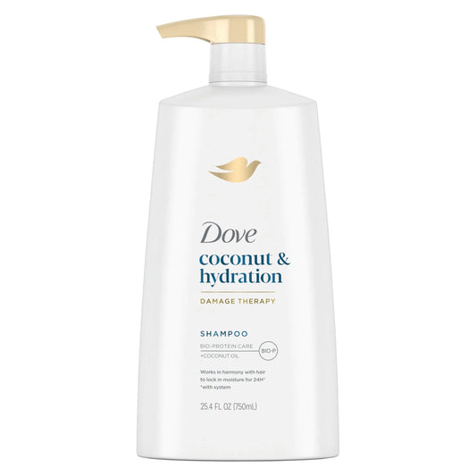 Dove Ultra Care Shampoo Coconut and Hydration for Dry Hair Shampoo with Oil Blend of Coconut, Jojoba & Sweet Almond 25.4 oz