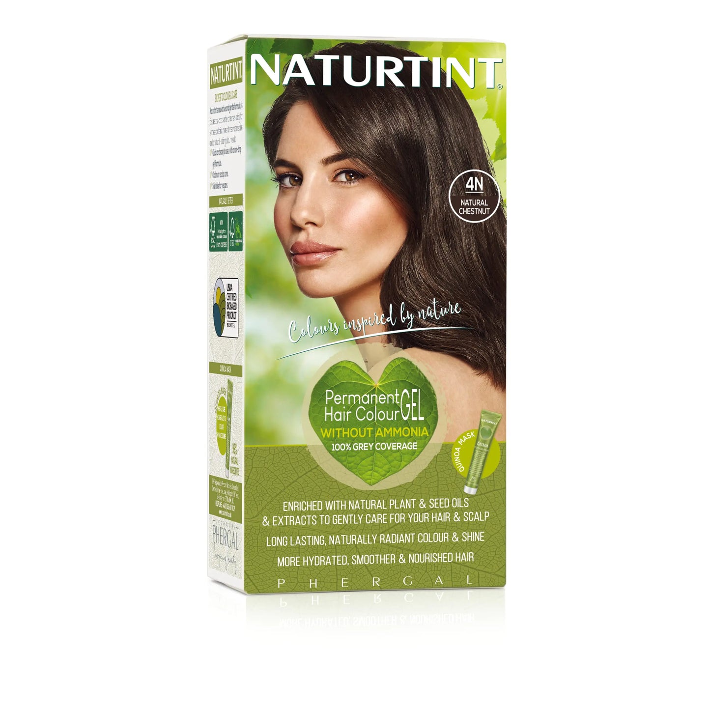 Naturtint Hair Color Permanent, 4N Natural Chestnut, 5.28 Ounce