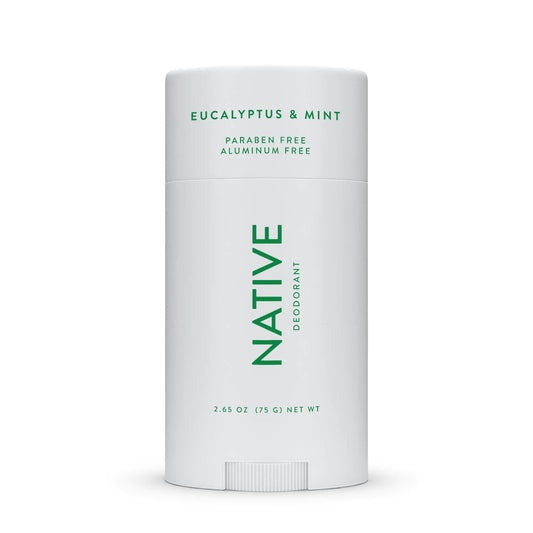 Native Deodorant | Natural Deodorant for Men, Aluminum Free with Baking Soda, Coconut Oil and Shea Butter | Eucalyptus & Mint