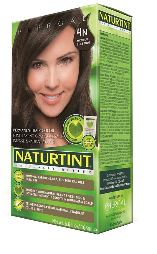 Naturtint Permanent Hair Color Natural Chestnut, 4N (2-Pack)