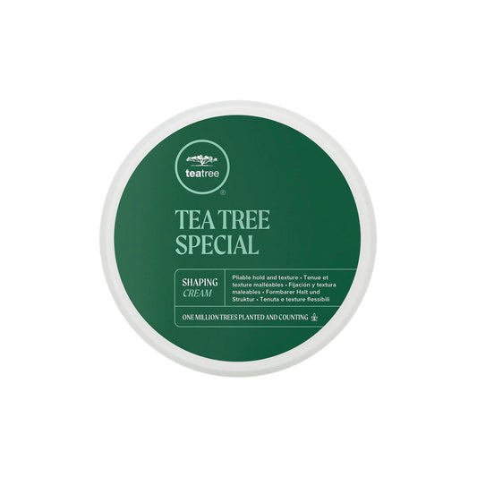 Tea Tree Shaping Cream, Hair Styling Cream, Long-Lasting Hold, Matte Finish, For All Hair Types 3 Ounce (Pack of 1)