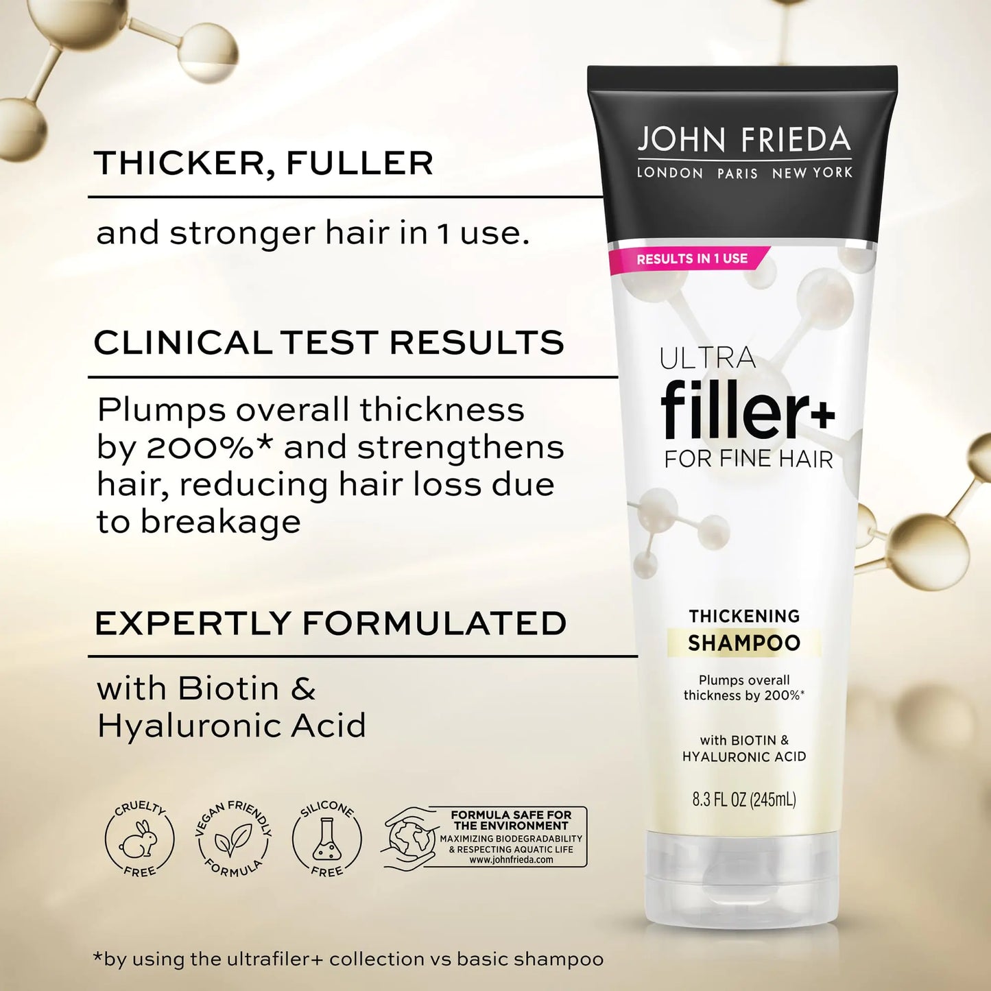 John Frieda ULTRAfiller+ Thickening Shampoo for Fine Hair