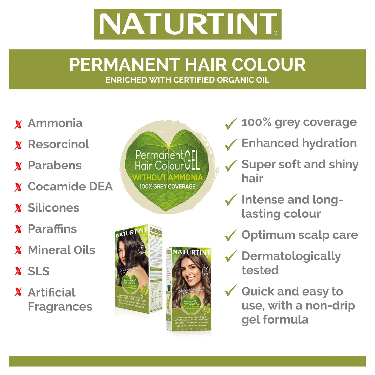 Naturtint Hair Color Permanent, 4N Natural Chestnut, 5.28 Ounce